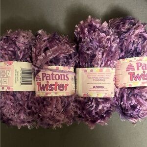 Patons Twister Purple Yarn